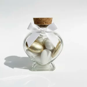 Contenant verre cœur